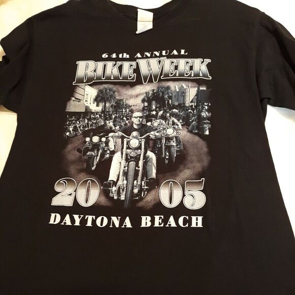 Vintage 2005 Harley Davidson T Shirt Daytona 2005 Bike Week Eagle Florida Mens L - Picture 1 of 7
